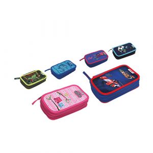 Trousse écolier 3 compartiments