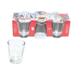 Coffret de 6 verres à café