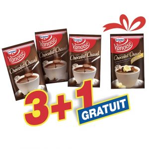 Lot de 4 sachets chocolat chaud