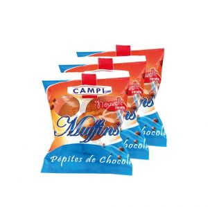 Lot de 3 muffins gout banane