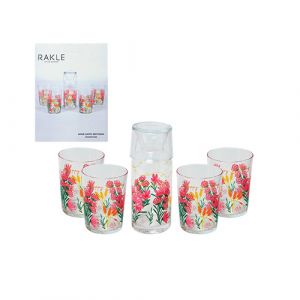 coffret de carafe avec 4 verres d'eau