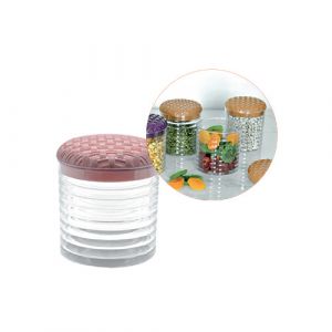 Pot de conservation en plastique