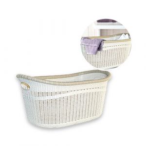 Corbeille en plastique crochet