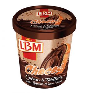 Crème à tartiner chocolat aux biscuits