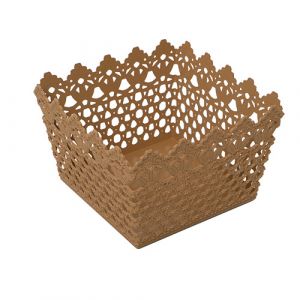 Corbeille carré en plastique