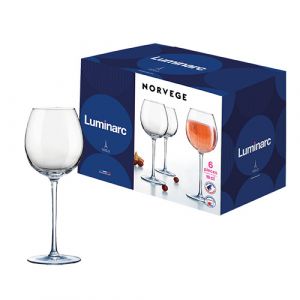 Lot de 6 verres à pied