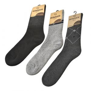 Chaussette homme lisse 