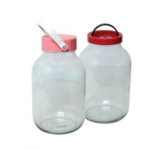 Boite de conservation en verre avec couvercle