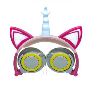 Casque filiare licorne rose 