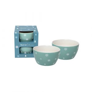 Lot de 2 bols en porcelaine