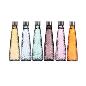 Bouteille en verre avec couvercle