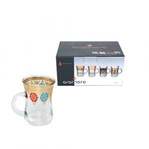 Lot de 6 verres à thé