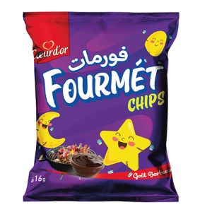 Lot de 6 chips Formet barbecue
