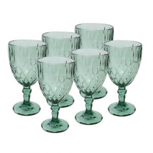 Lot de 6 coupes en verre