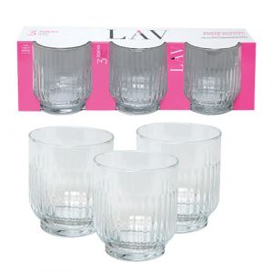 Lot de 3 verres à eau