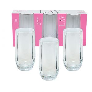 Lot de 3 verres à eau