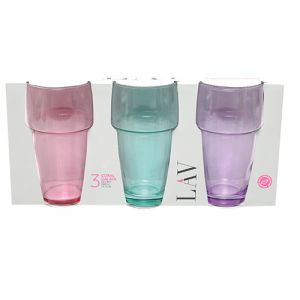 Lot de 3 verres à eau