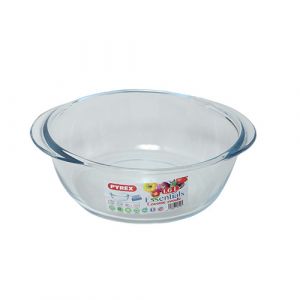 Plat four en verre avec couvercle