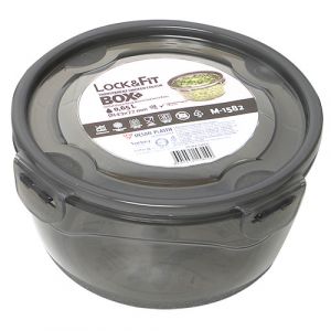 Boite ronde transparente