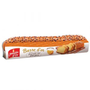 Cake oranger avec pépites de chocolat
