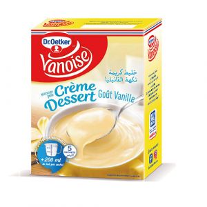 Lot de 5 sachets créme dessert vanille