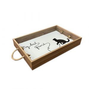 Plat de présentation en bois