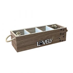 Boite d'organisation en bois