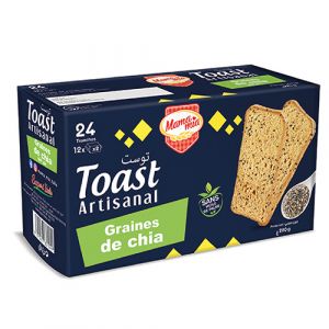 Toast graine de chia
