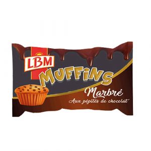Muffins marbre aux pepite chocolat