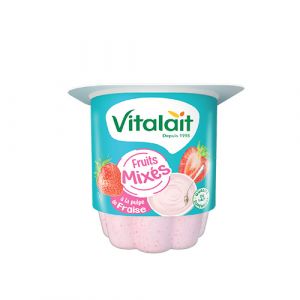 Yaourt fruit mixés fraise
