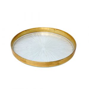 Assiette de présentation en verre