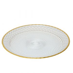Assiette en verre