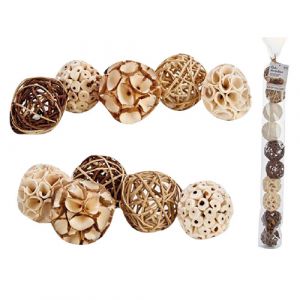 Lot de 10 boules petit model décorative
