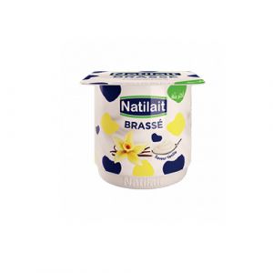 Lot de 3 yaourts brassés vanille