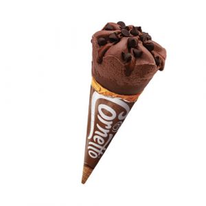 Glace cornet chocolat 