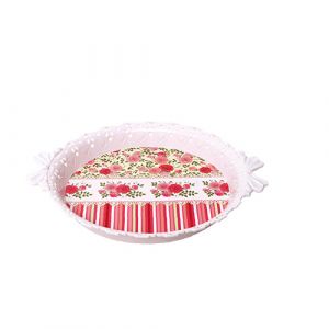 Plateau rond en plastique