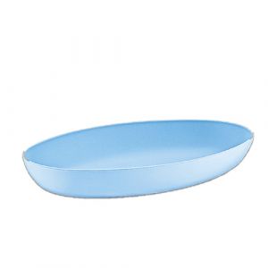 Assiette ovale en plastique