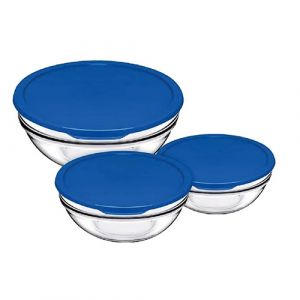 Lot de 3 boites de conservation en verre