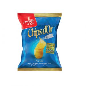 Chips pomme de terre sel