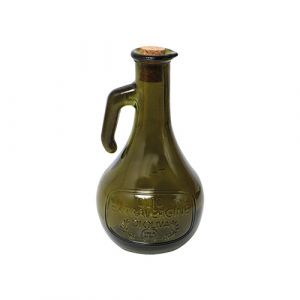 Bouteille d'huile en verre avec bouchon