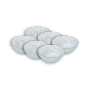 Coffret de 6 bols en verre