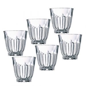 Coffret de 6 gobelets en verre