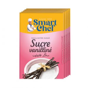Lot de 5 sachets sucre vanille