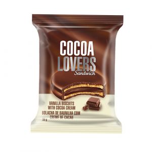 Lot de 2 biscuits chocolat et noisette