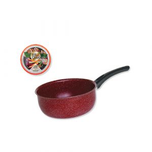 Casserole granite rouge