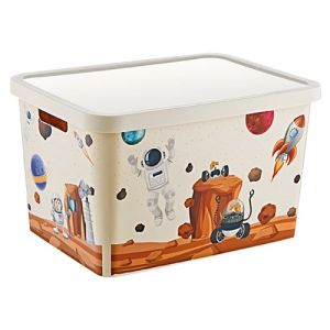 Boite de rangement motif spacial