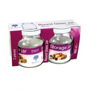 Lot de 2 pot rond