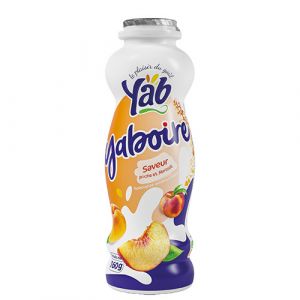 Yaourt a boire pêches abricot