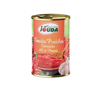 Tomate fraiche concassé ail et piment