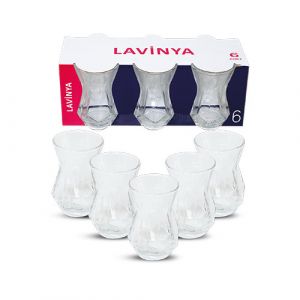 Coffret 6 verres à thé